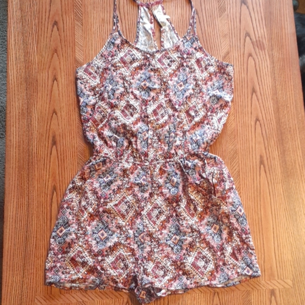 Womens Romper with fun pattern | S